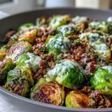 Crisp-edged sprouts and savory turkey mingle with garlic and paprika in this one-pan American dinner.