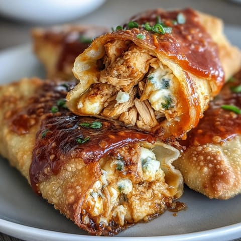 Buffalo Chicken Egg Rolls