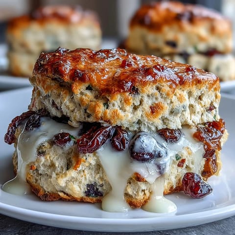 Blueberry Lemon Sourdough Scones