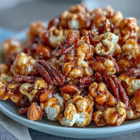Baseball Season Popcorn Mix
