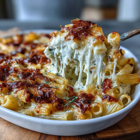 One-Pot Cheesy Pasta Bake