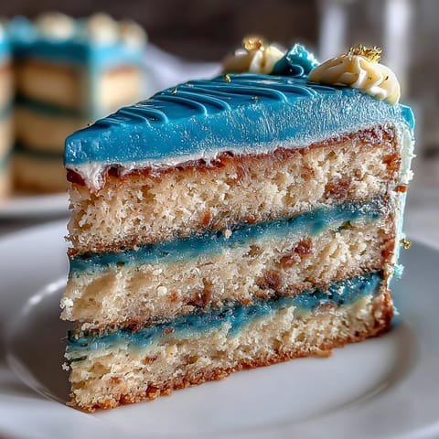 Dark Blue Gold Ombre Layer