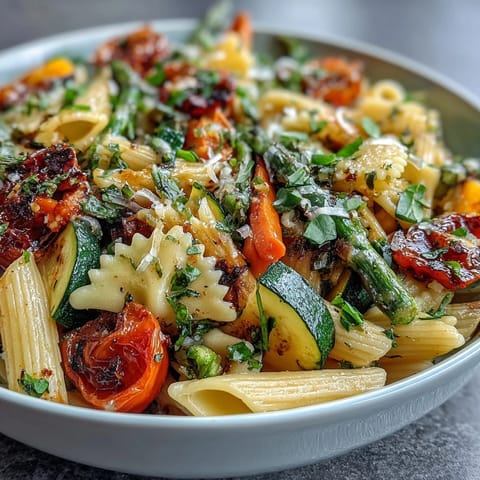 Spring Pasta Primavera Veggies