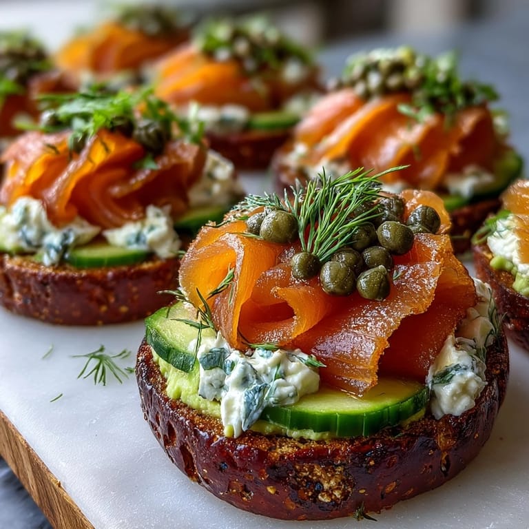 Easy Smoked Salmon Bagel Board recipe, beautifully arranged with spreads and veggies.
