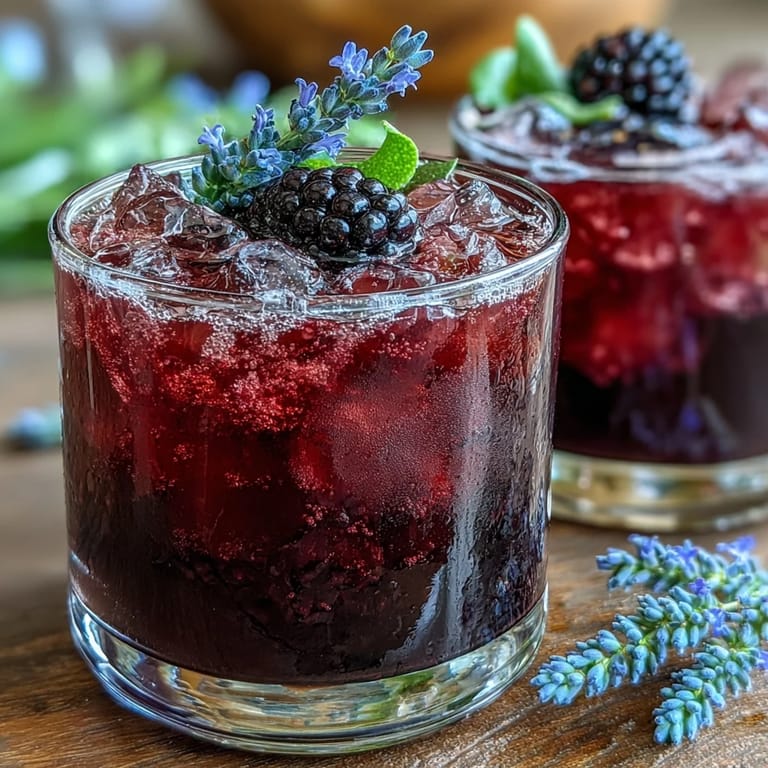 Sparkling blackberry lavender lemonade fizz, a refreshing American drink loaded with bright flavors.